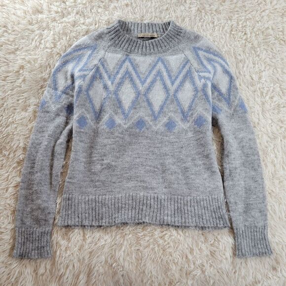Chiaramente Fair Isle Knit Crew Pullover Sweater S - Picture 2 of 6